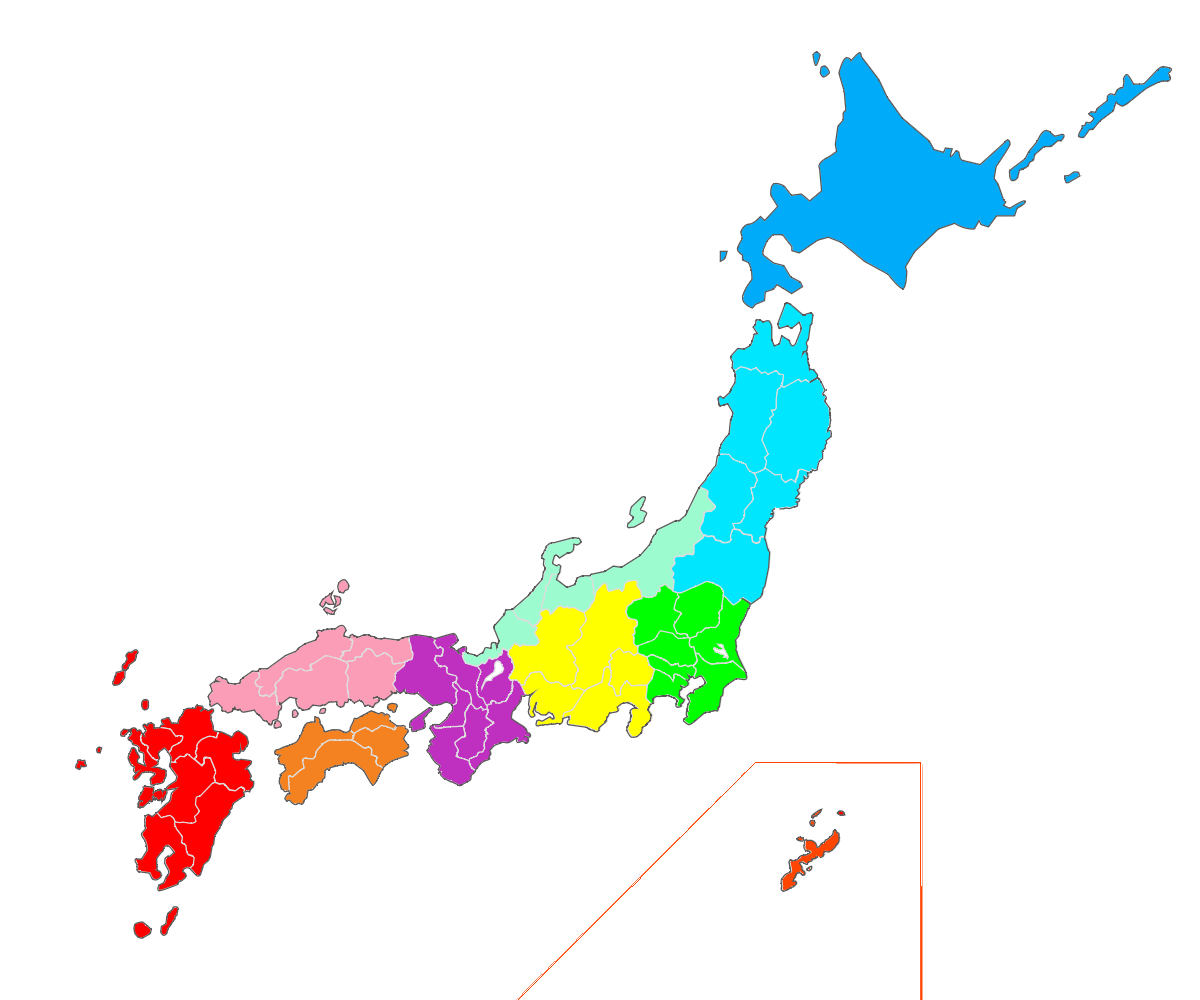 日本地図